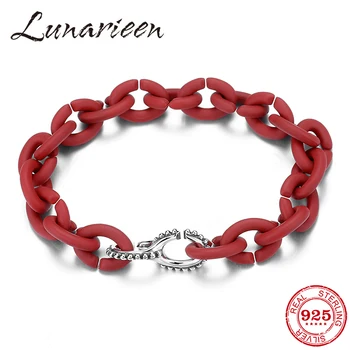 

Fashion charms Red Hard Rubber X Bracelets for Women Bangles Charm Fine Jewelry Gift