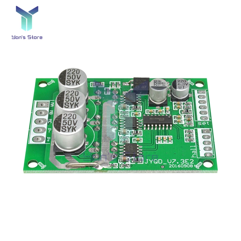 Pilote BLDC 1000W 6-24V – Contrôleur 3 Phases Sans Balais Pour Moteur DC, Régulation De Vitesse & Protection Intégrée