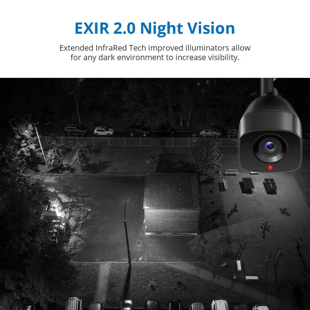 SANNCE 1080P система видеонаблюдения 4CH комплект для дома N HDMI DVR 4 шт. 1280TVL наружная