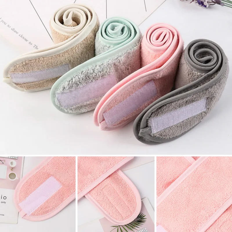 Toweling Head-Band Hair-Wrap Shower-Cap Makeup Cleaning-Cloth Stretch Womens SPA Fashion