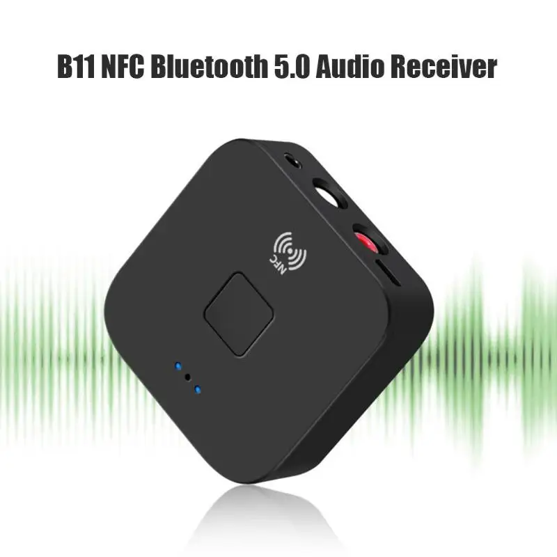 NFC Bluetooth 5,0 приемник 3,5 мм AUX RCA Jack Hifi беспроводной адаптер и микрофон Громкая связь Вызов Bluetooth Автомобильный аудиоприемник