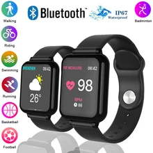 Rovtop B57 Смарт-часы для мужчин Bluetooth спортивные наручные часы кровяное давление фитнес-часы Водонепроницаемый Шагомер Смарт-браслет