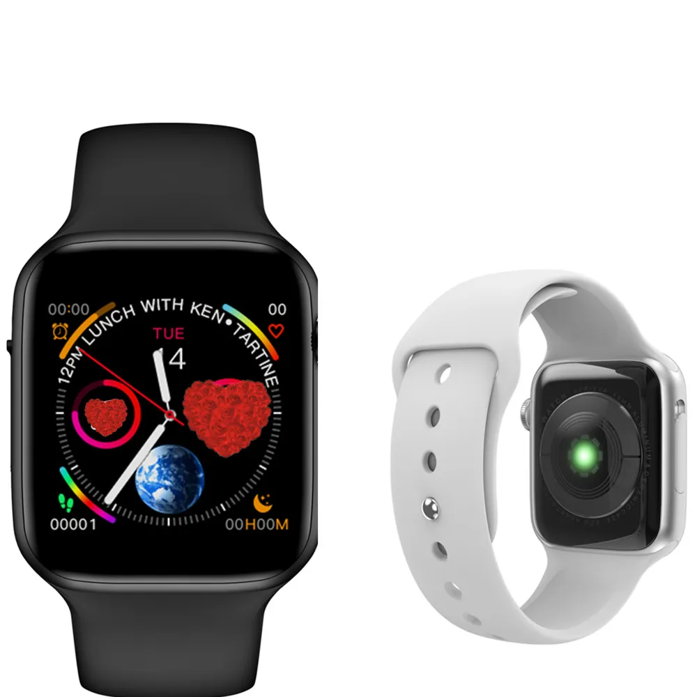 Najtaniej W34 inteligentny zegarek aparat ekg do mierzenia tętna serca inteligentny zegarek es mężczyźni kobiety smartwatch do iphone a huawei pk IWO 8 IWO 9 B57 inteligentny zegarek na pasku