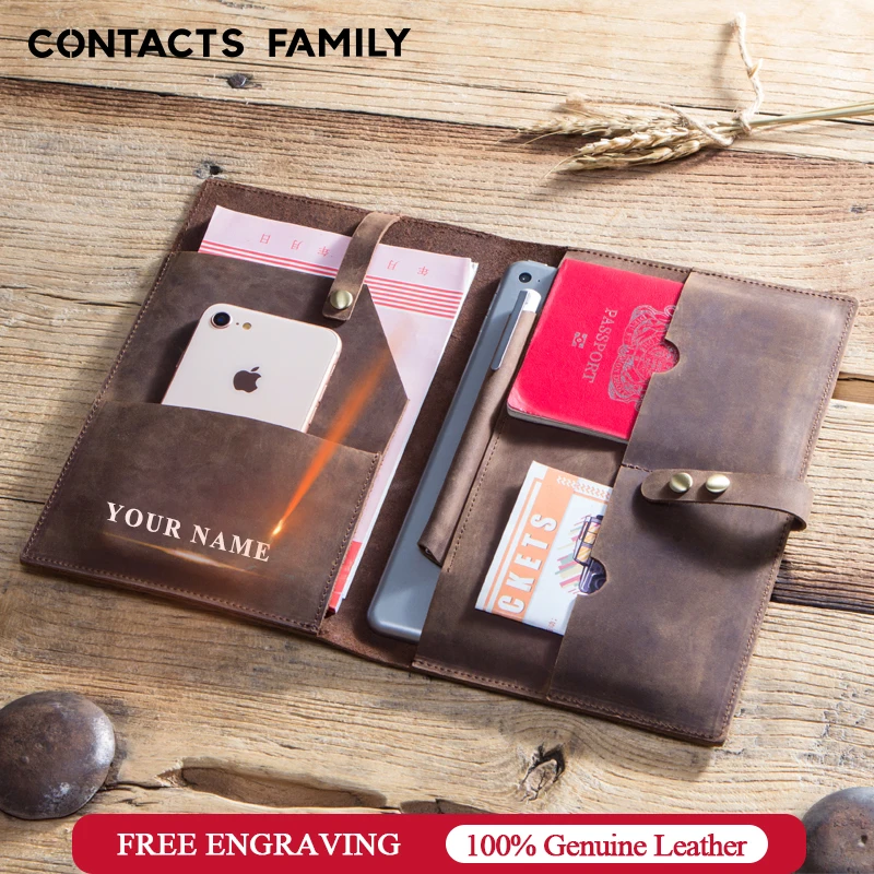 Capa de Couro Vaca Retro para Ipad Capa para Ipad Pro 11 12.9 Ipad Air Air 7th 8th 9th 10th Generation Pro 10.5 Manga Mini 5