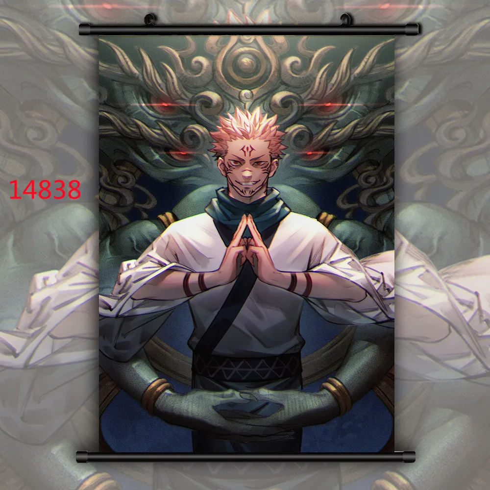 Calendário de ano novo 2022 cartaz do anime arte cartaz jujutsu  kaisen/tóquio vingadores/demon slayer/parede arte pintura decoração da casa  lona - AliExpress