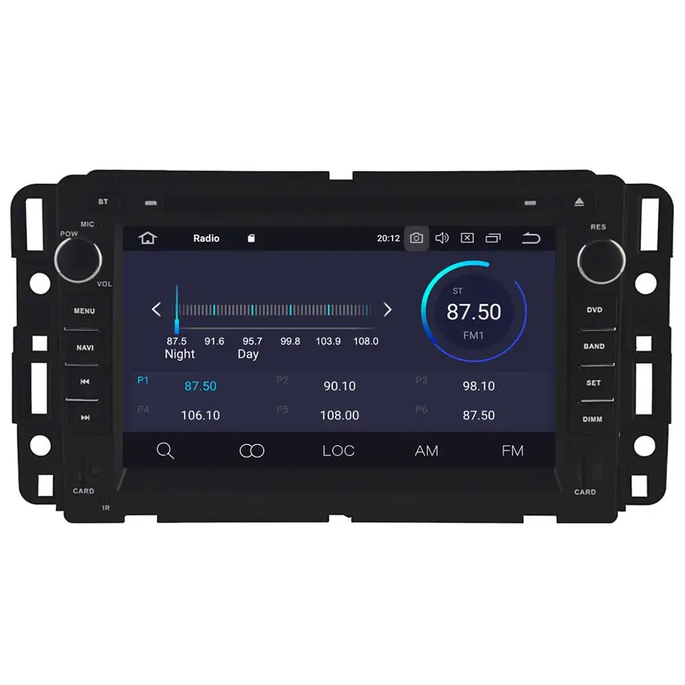 PX6 DSP Android 9,0 автомобильный Радио Мультимедиа DVD видео плеер gps для GMC Yukon Tahoe 2007-2012 карта gps Navi аудио стерео головное устройство