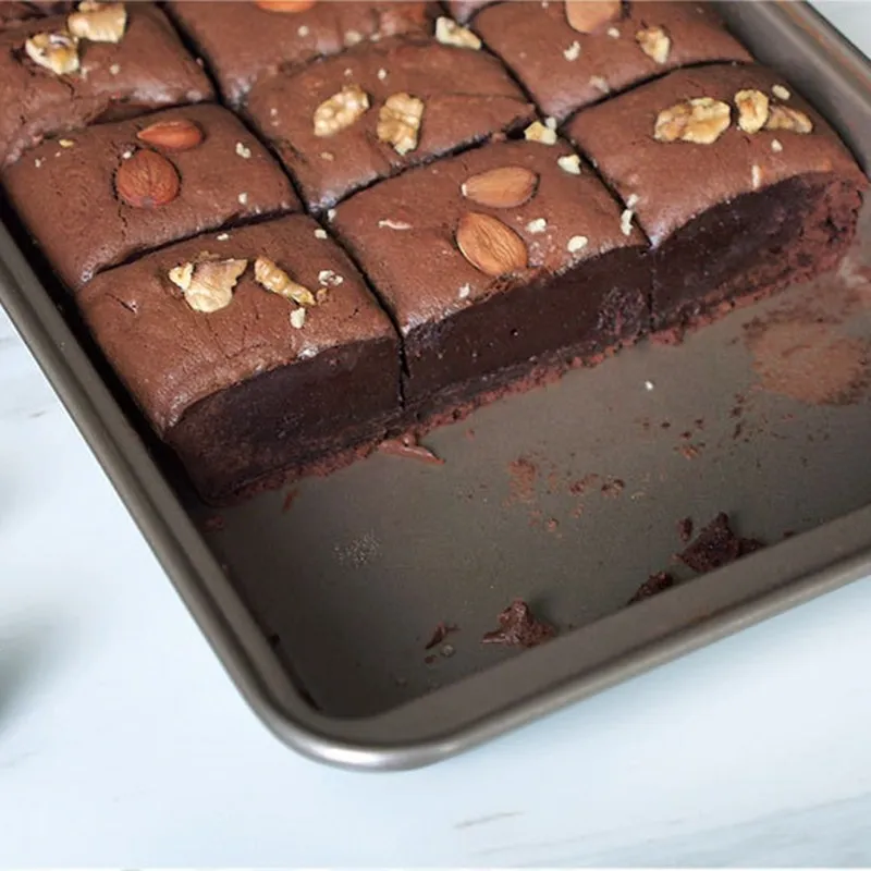 MOM'S HAND 18 полости инструменты для выпечки Кухня Легкая очистка квадратная решетка форма для шоколадного торта Brownie форма для выпечки