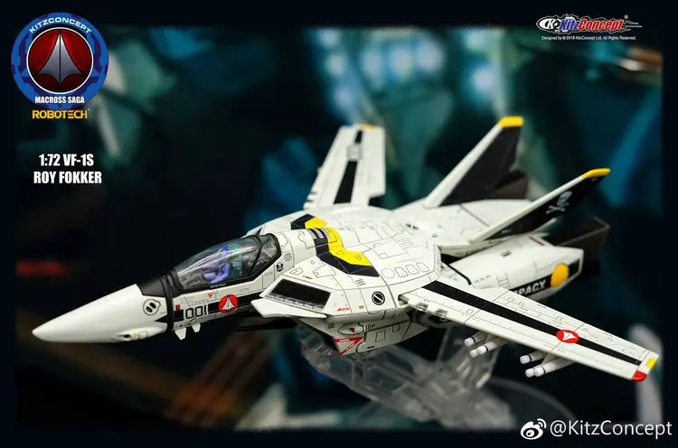 KitzConcept Macross Robotech 1/72 VF-1S Roy Focker Veritech фигурка