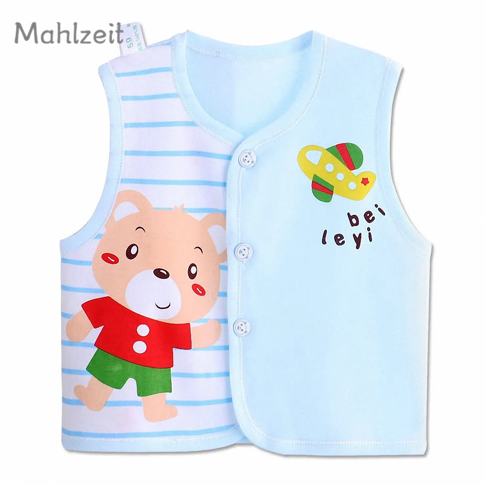 Весна Осень 2019 Детский мягкий жилет 100% хлопок модный для мальчиков и девочек 6 48