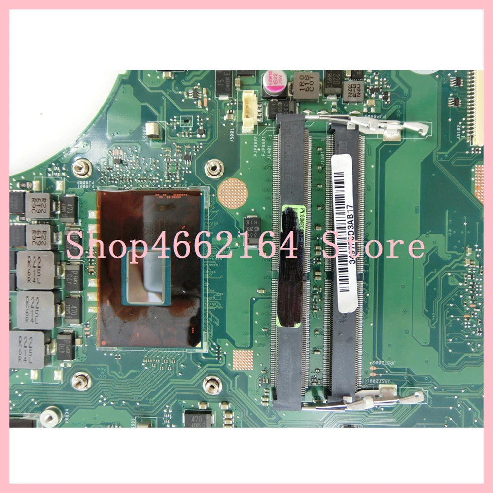 price reduction N552VW Motherboard /I7-6700HQ CPU GTX960 Mainboard For ASUS N552V N552VW Laptop Motherboard 90NB0AN