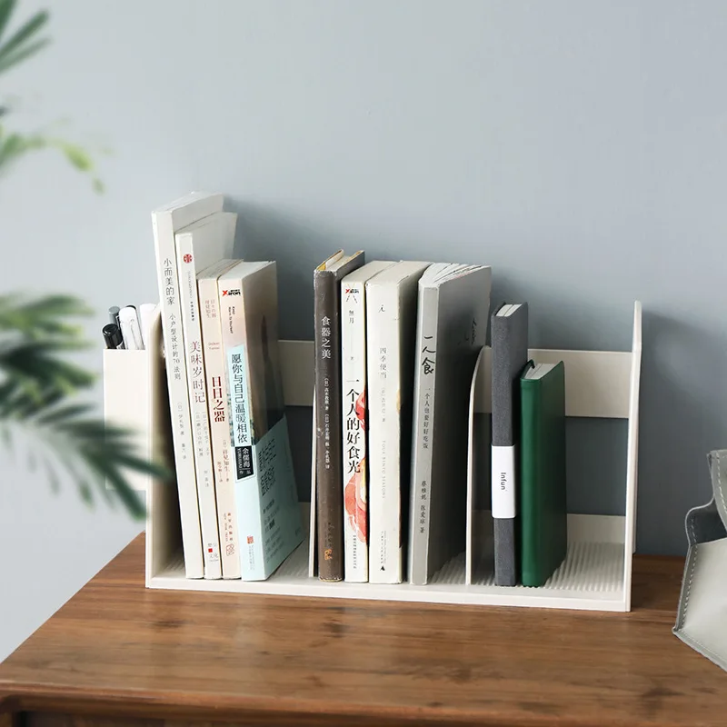 В японском стиле Простые настольные книги стеллаж для хранения общежитии