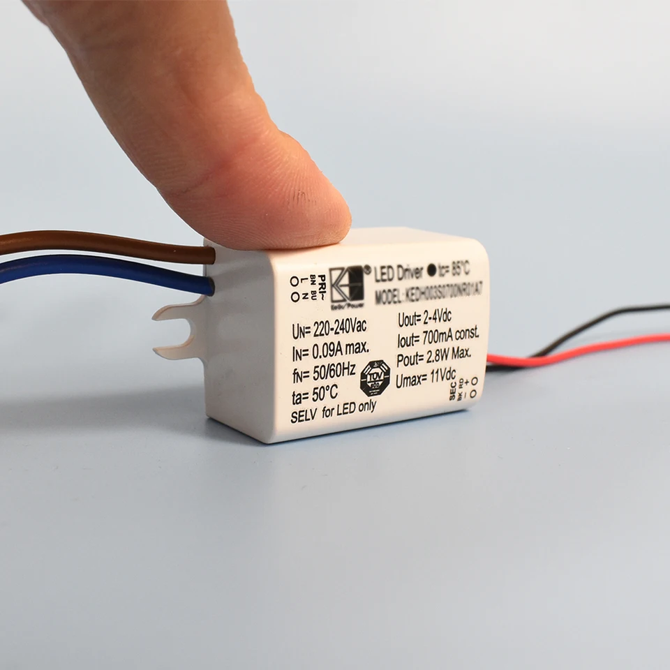 Small Driver 700mA Power Supply for Wall Lamp 3-9V Linear 3030 LED
