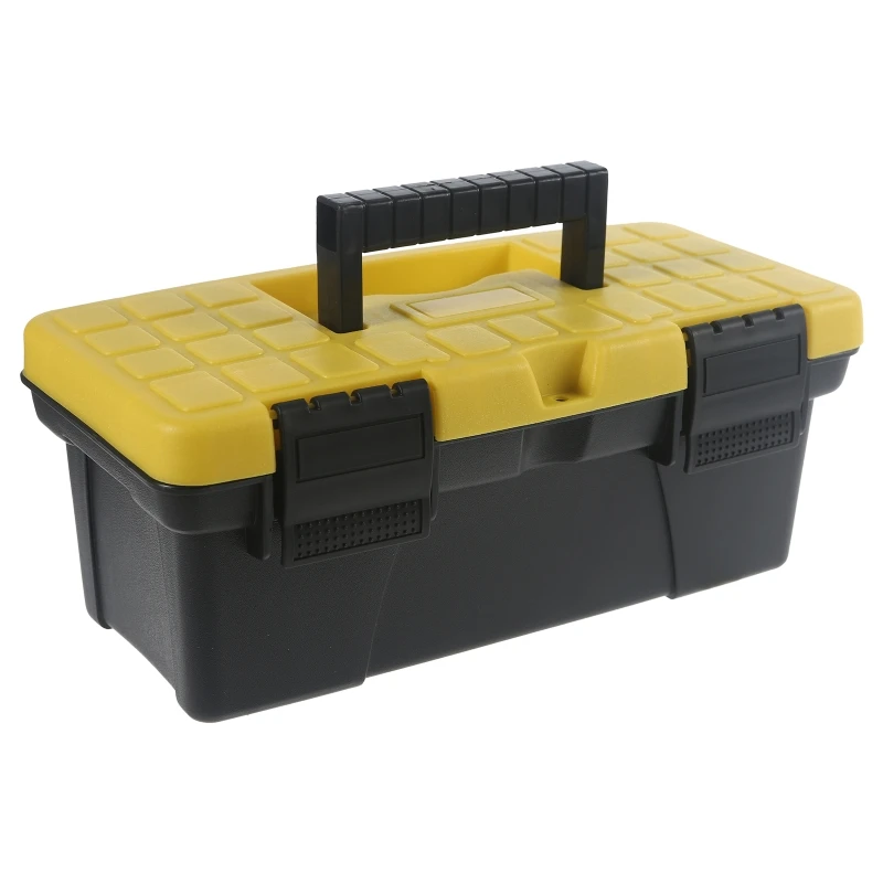 10in Household Toolbox Double Layer Tool Storage Boxes Vehicle