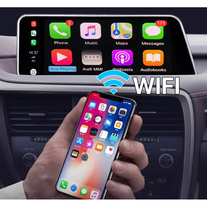 Sale GreenYi Android Auto IOS Car Apple Airplay Wireless CarPlay Box For Lexus NX ES US iS CT RX GS LS LX LC Original Screen 5