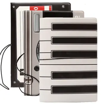 

Travel Accessories Creative Piano Passport Cover Wallet Bag Women Men ID Address Holder Portable PU Leather Card Boarding Case