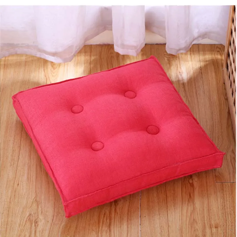 5 Твердая японская Подушка Cattail Hassock Seat Pad копчик, ортопедический коврик подушка на спинку стула квадратный утолщенный напольный коврик Pouf Futon - Цвет: 5