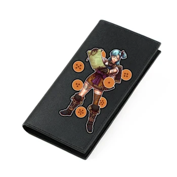 

New Style Anime Dragon Ball Print Men's Wallet with Coin Bag PU Leather Long Short Purse for Women Students