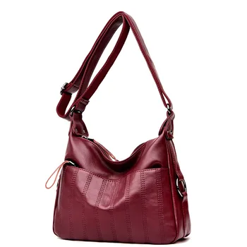 

MANHAN Women Bag Fashion Crossbody Bags for Women 2020 New Soft PU Leather Shoulder Bag Women Solid Women Messenger Bags