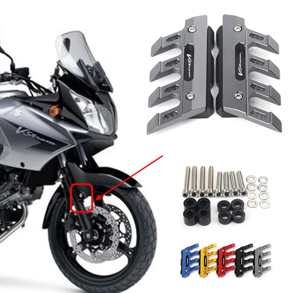 

Аксессуары для мотоциклов SUZUKI V-дополнительный DL650 DL650XT DL 650 CNC, брызговик, Боковой защитный блок, переднее крыло, противоударный слайдер