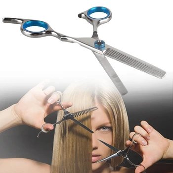 

Styling Home Use 6 Inch 2 Clips Thinning With Bag Comb Cutting Salon Beginner Texturizing Barber Hairdressing Scissor Set