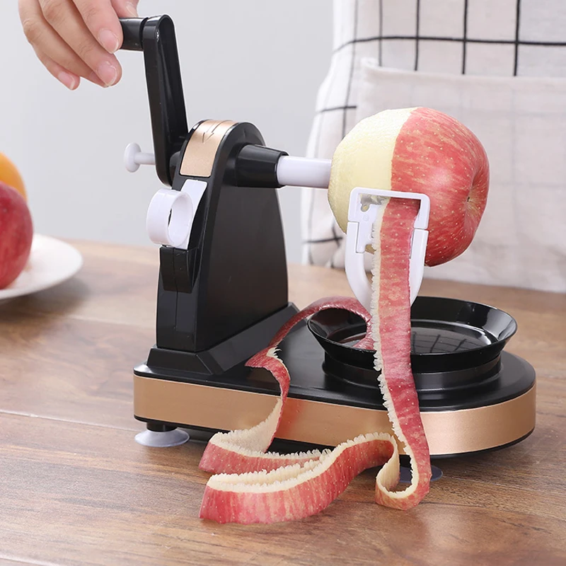 

Multi-Function Potato Apple Fruit Peeling Machine Peeler Peeling Manual Fruit Peeler Cutting Machine