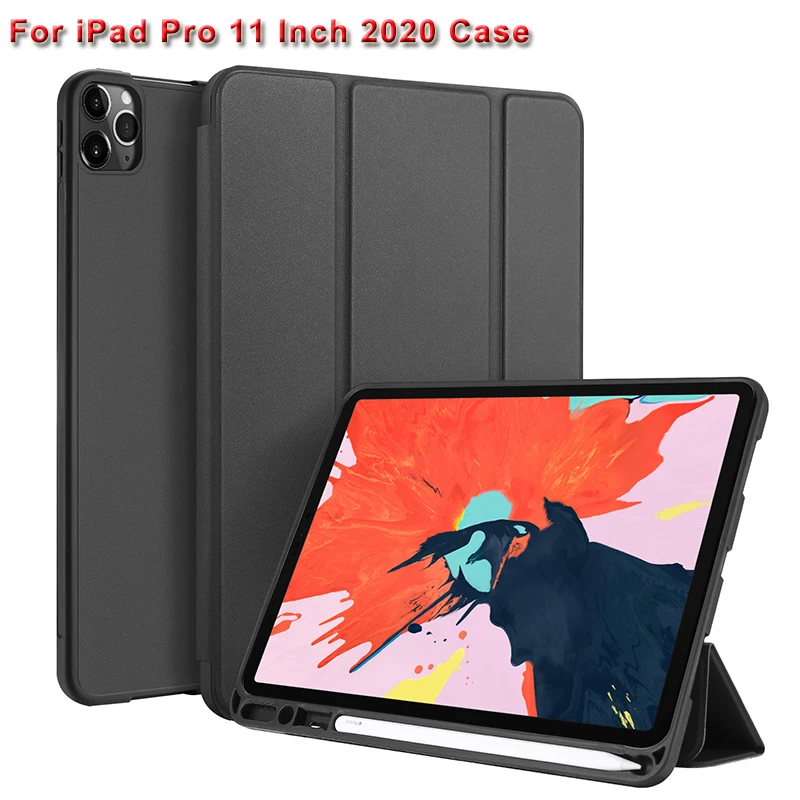 Для iPad Pro 11 чехол 2020 для планшета из искусственной кожи противоударный флип с