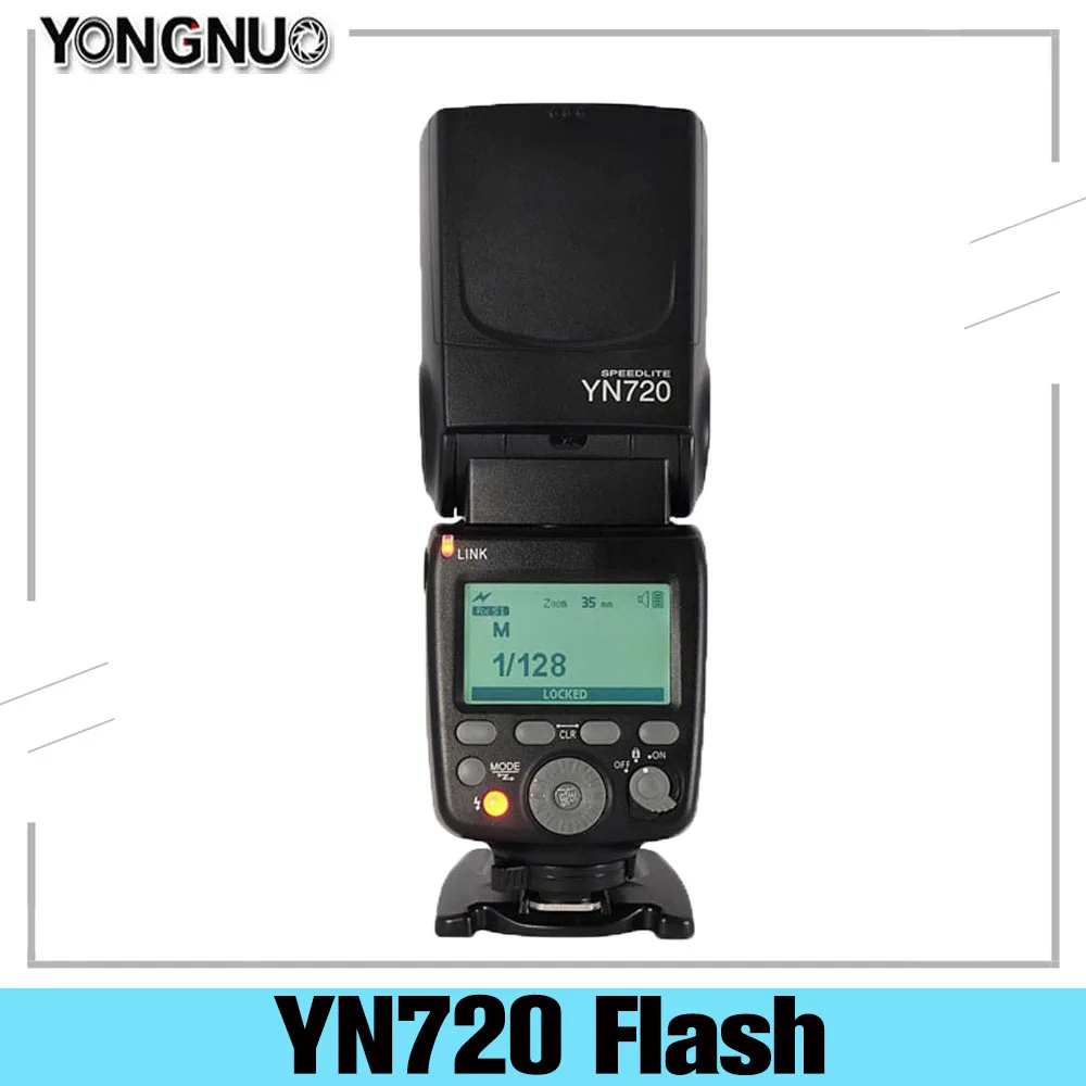 Беспроводная вспышка YONGNUO YN720 Speedlite с литиевой батареей для Canon Nikon Pentax Camara |