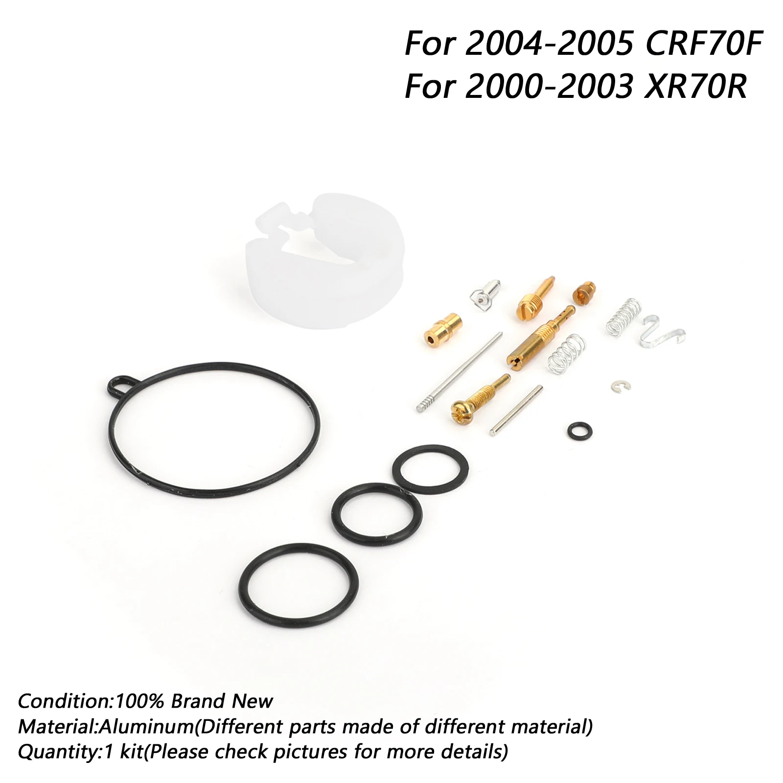 Areyourshop для Honda XR70R 2000-2003 CRF70F 2004-2005 2002 устройство для Ремонта Карбюратора Ремкомплект карбюратор мотоцикла двигателя Запчасти