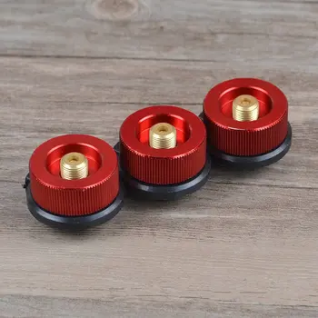 

Outdoor Long Gas Tank Conversion Head Round Conversion Head Converter Line Red Adapter Self-Closing Type