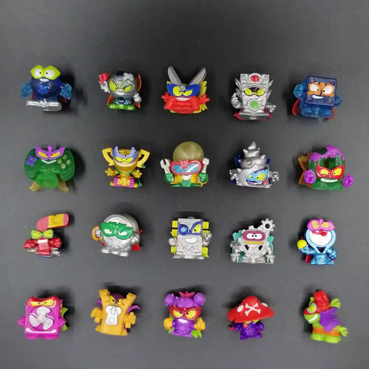1 Pz Superzings Serie 4 5 6 Action Figures Rare Gold Silver Puzzle Dr.Volt Neon Blast Limited Collection Per Regalo Per Bambini