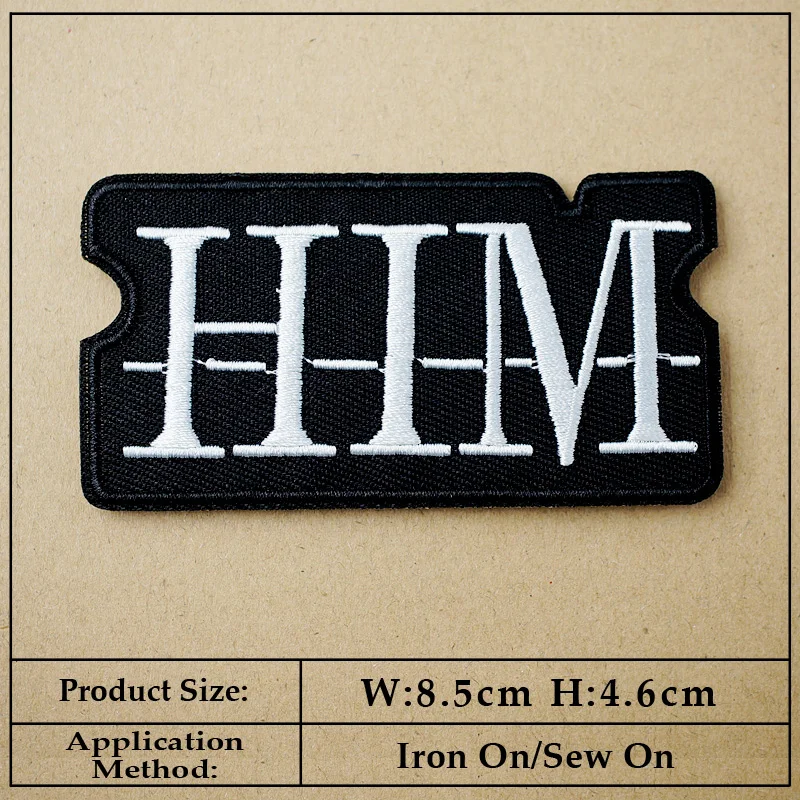 BAND Patches Cloth Mend Decorate Clothes Apparel Sewing Decoration Applique Badges Patch ROCK STAR 