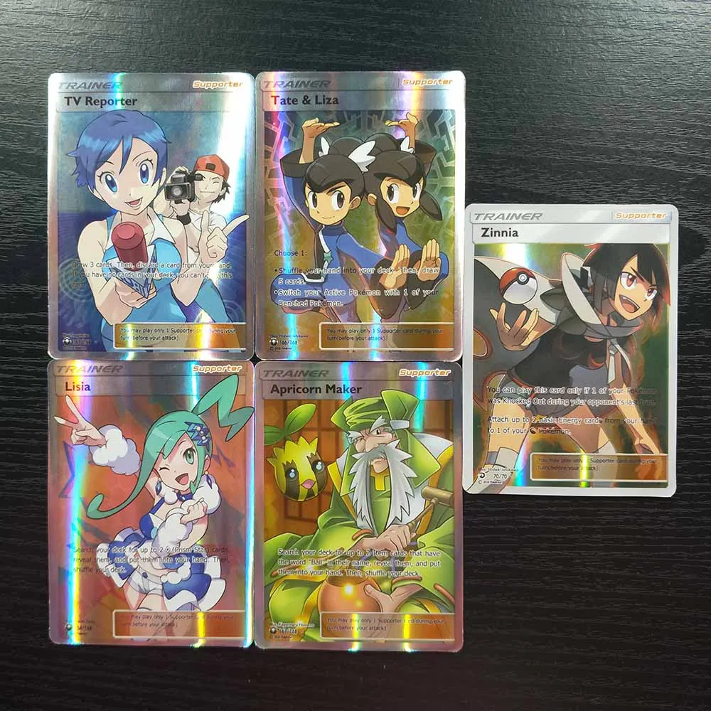 TAKARA TOMY Pokemon Cards 100 флэш-карты 50 GX 10 тренер 20 Мега 20 тренировочная коллекция сияющая карточная настольная игра детская игрушка