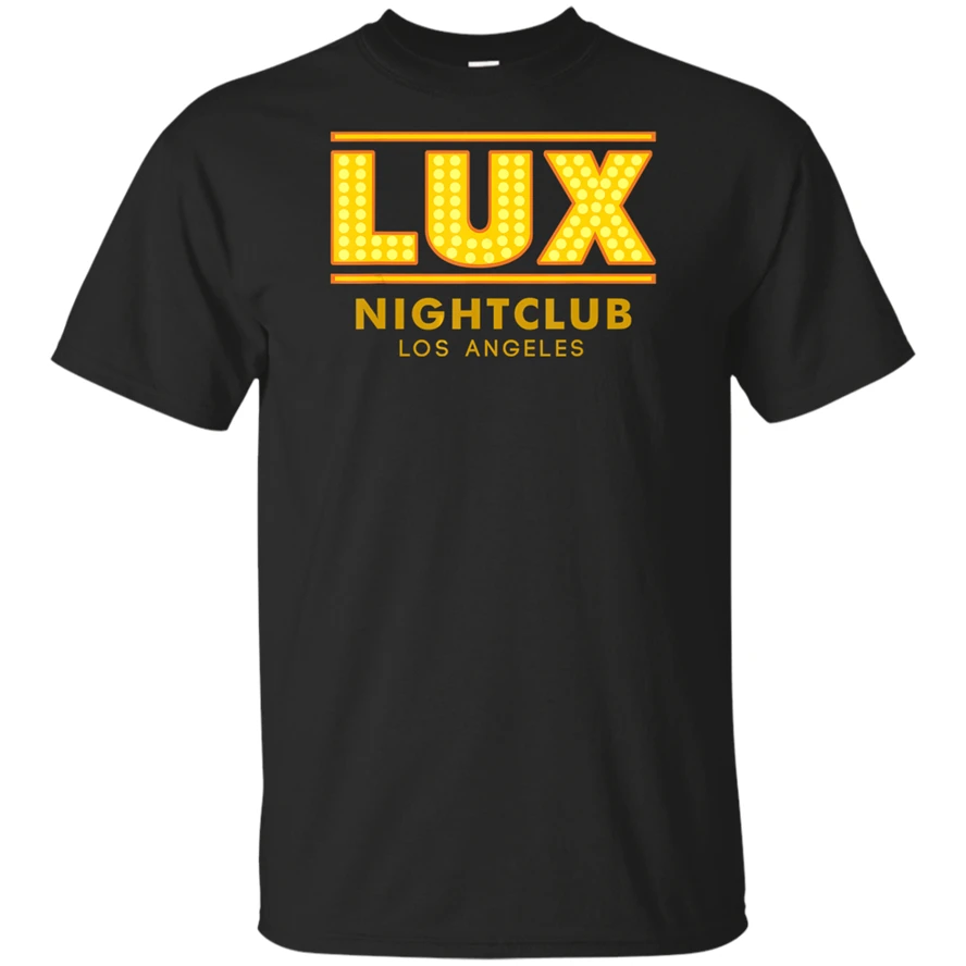Lux ночной клуб черная футболка Lucifer рубашка для поклонников Винтажная Футболка |