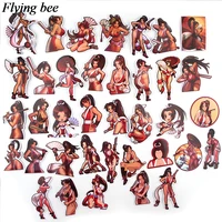 stickers diy luggage Flyingbee 37 pcs Mai shiranui Game Stickers sexy girls for DIY Luggage Laptop Skateboard Car Motorcycle Bicycle Stickers X0724 (2)