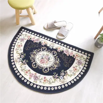 

European-style new semi-circular entrance door bedroom door stepping bathroom and bathroom absorbent non-slip mat