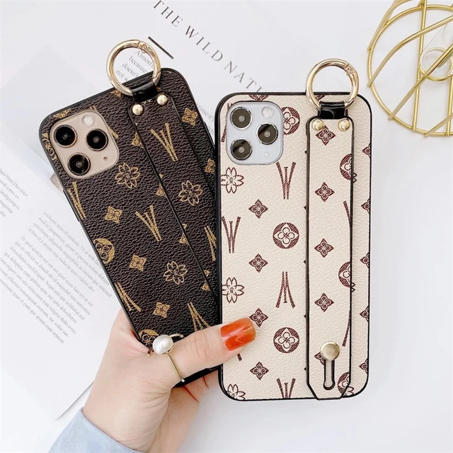 Iphone 11 caso marca de lujo moda Cuero  Iphone 13 Pro Max marcas de lujo  casos-Fundas para móviles-Aliexpress