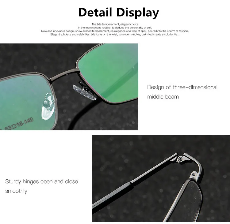 Оправа для очков Мужская Корейская Nerd компьютер рецептурная оптика для мужские очки с прозрачными линзами, очки с оправой