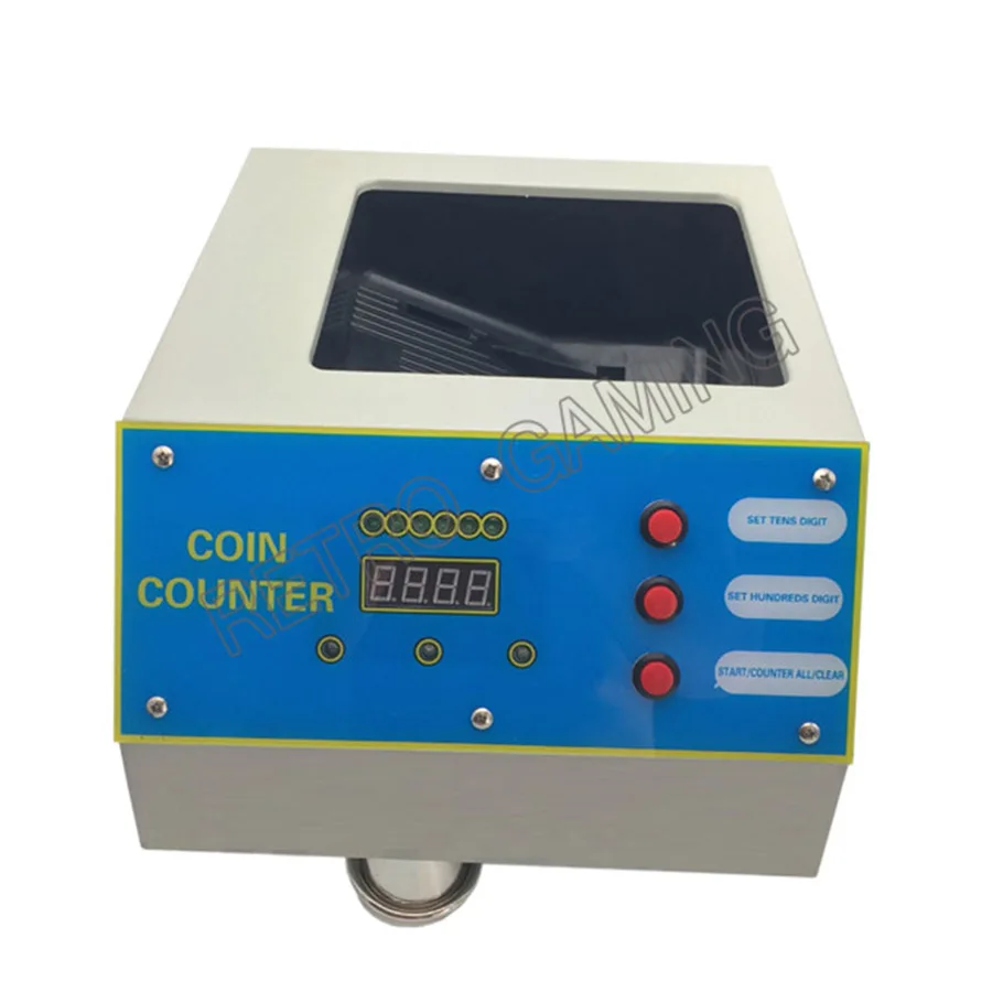 110V 220V монета счетчик с высоким качеством 8 отверстий Хоппер для аркадной игры рынок/зал