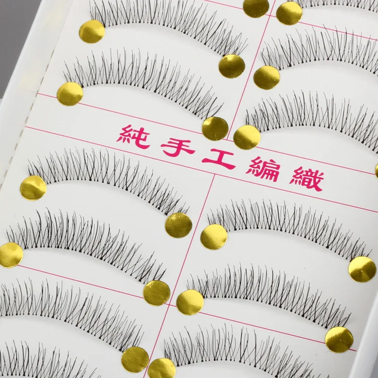 

216 tou ming geng Taiwan Entirely Handmade False Eyelashes Natural Nude Makeup Tool Eyelash Wholesale