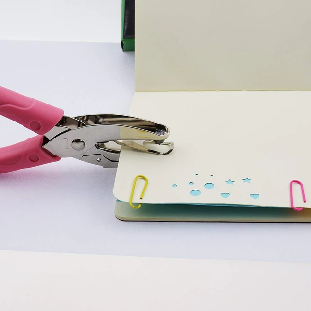 6mm Metal Single Hole Puncher With Ring Hand Paper Punch Single Hole  Scrapbooking Punches 8 Pages All Metal Materials - Hole Punch - AliExpress