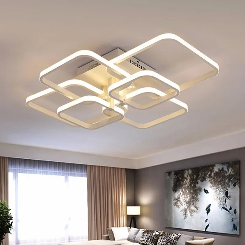  Touch Remote Dimming Modern plafon LED Ceiling Lamp Fixture Aluminum Dining Living Room Bedroom Lig - 32791155884