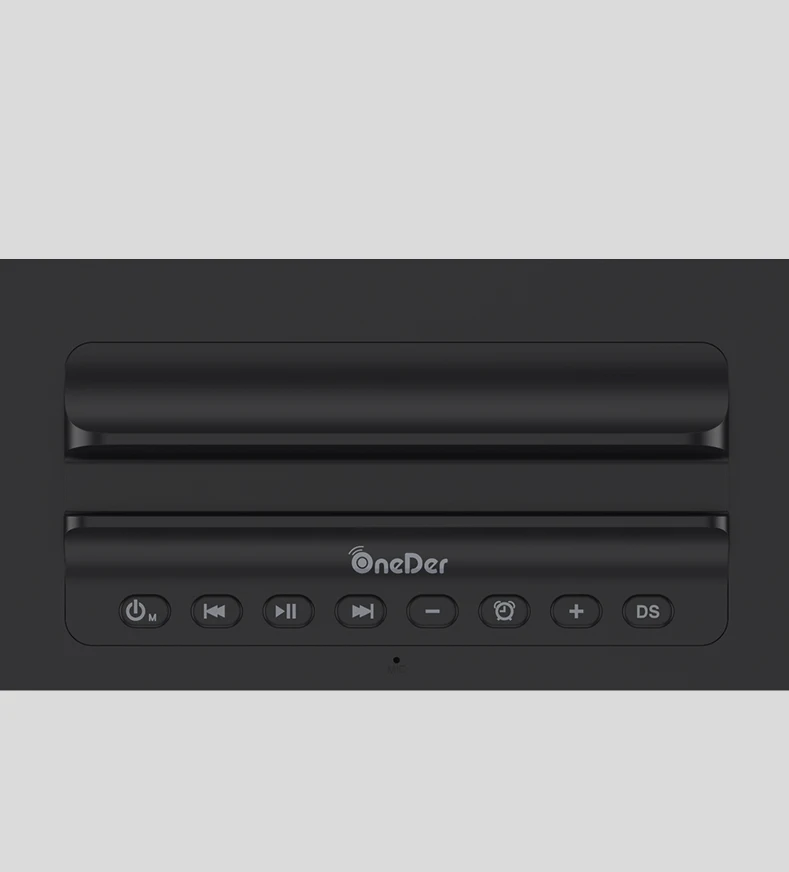 OneDer V06 bluetooth динамик ABS и щебень Ремесло 10 Вт 2400 мАч беспроводной громкоговоритель держатель телефона с установкой сигнализации динамик