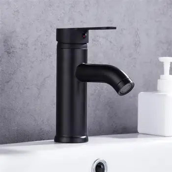 

Copper Wash Basin Faucet Stoving Varnish Water Tap Kitchen Faucet Hot And Cold Water Faucet Single Hole Household Faucet