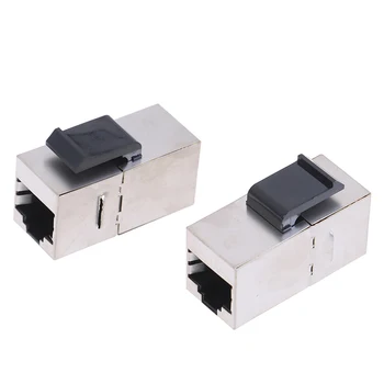 

Coupler FTP Zinc Alloy Module Jack Connector Ethernet LAN Network Cable Extender Adapter 1pc RJ45 Keystone Cat6 Shielded Modular
