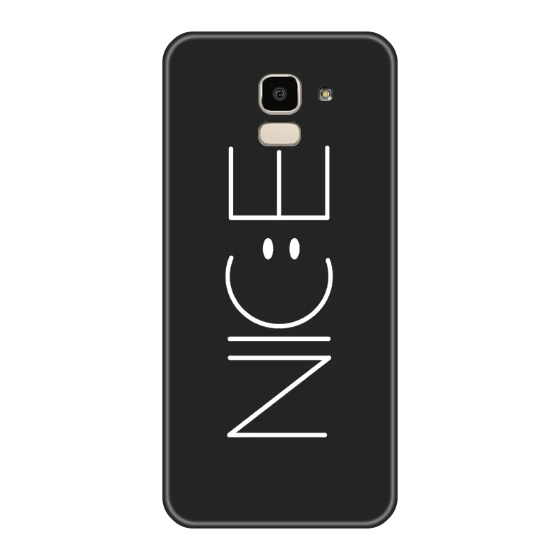 No.3 С рисунками чёрных звёзд, телефонные чехлы для samsung Galaxy J4 J6 J8 плюс J2 J5 J7 Prime J3 J5 J7 силиконовый чехол ТПУ чехол-накладка - Цвет: No.3