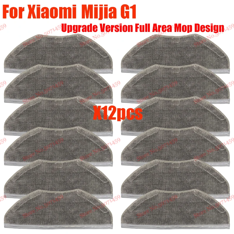 

New Dry Wet Mop Cloths Rags Accessories For XiaoMi Mijia G1 MJSTG1 Vacuum Cleaner Robot Washable Replaceable Mop Parts