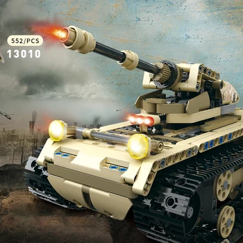 

RC Tank Building Blocks Model Military Series RC Car Set Educational Toys Small Particle Bricks Compatible Building Blocks Toys