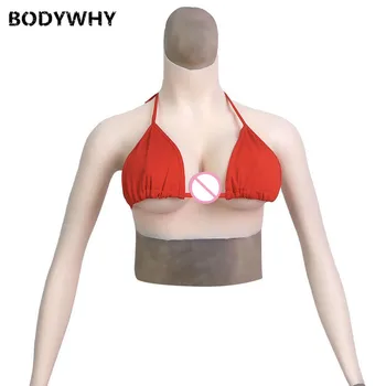 

Crossdressing Artificial Breast Silicone Chest D CUP Silk Cotton Art Capacity Customized Conjoined Men's and Women's Clothing