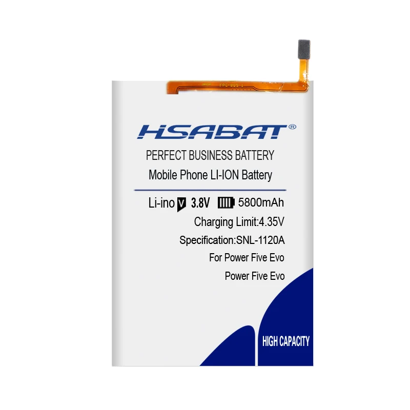 Топ бренд 5800mAh аккумулятор для Highscreen power Five Evo/Five Pro