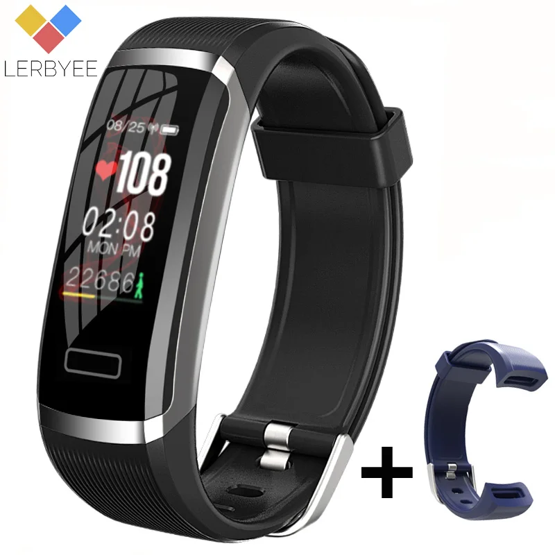 Lerbyee Смарт-часы GT101 Bluetooth монитор сна фитнес-часы сердечного ритма цветной экран